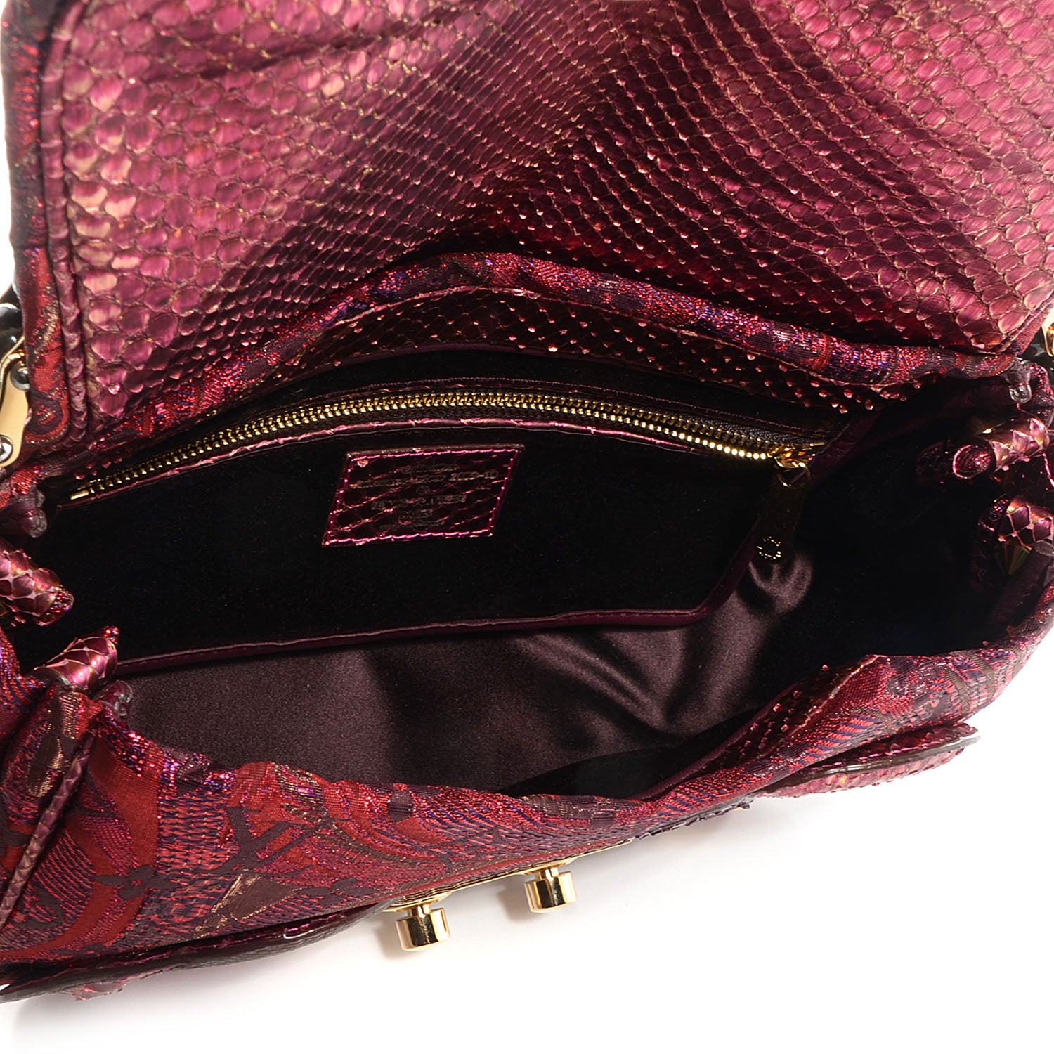 Louis Vuitton Monogram Brocade Calliope Pink 5 of 7