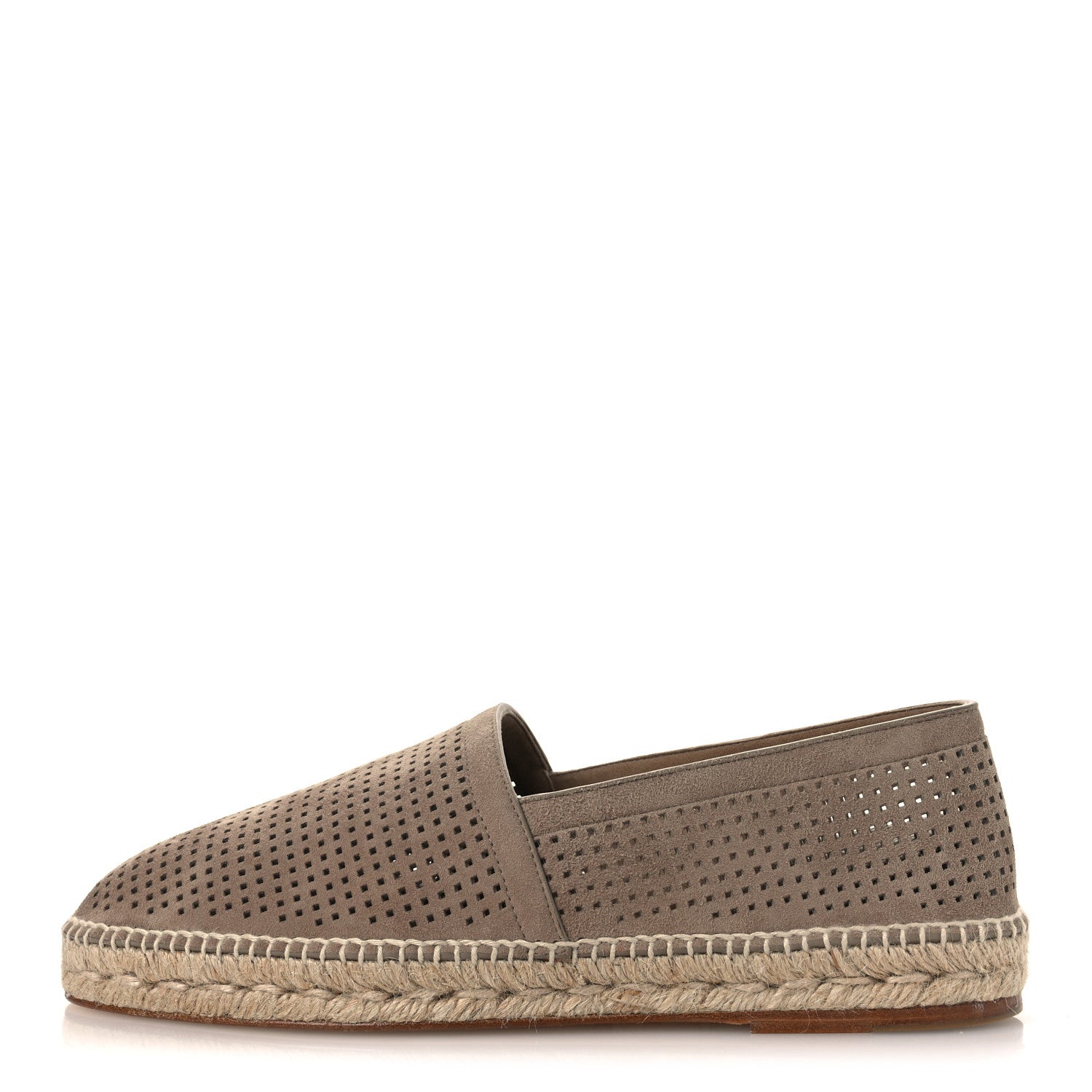 Hermes Suede Goatskin Mens Enrique Espadrilles 42 Beige Sable 1 of 11