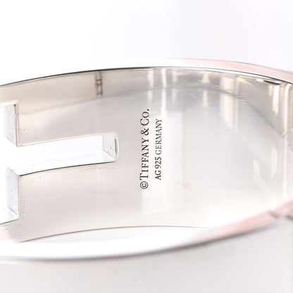 Tiffany Sterling Silver T Cutout Cuff Bracelet 4 of 5