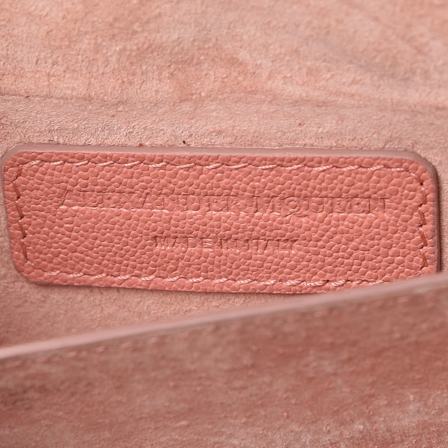 Calfskin Small Insignia Flap Pink