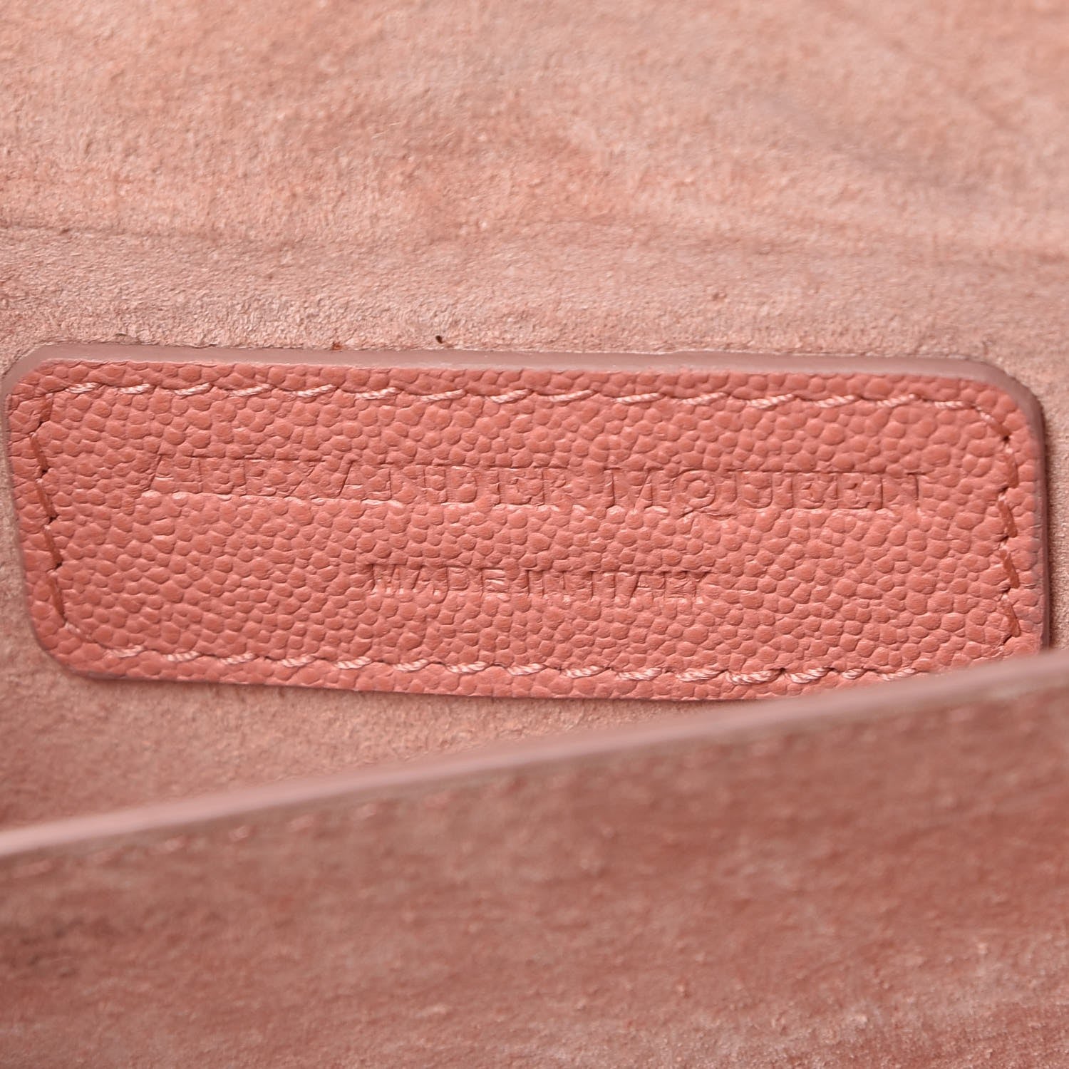 Alexander McQueen Calfskin Small Insignia Flap Pink 8 of 8