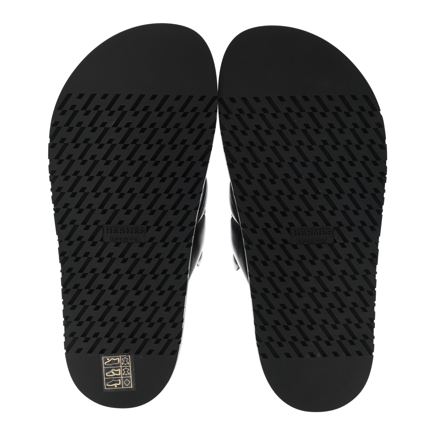 Hermes Nappa Extra Sandals 37 Black 7 of 8