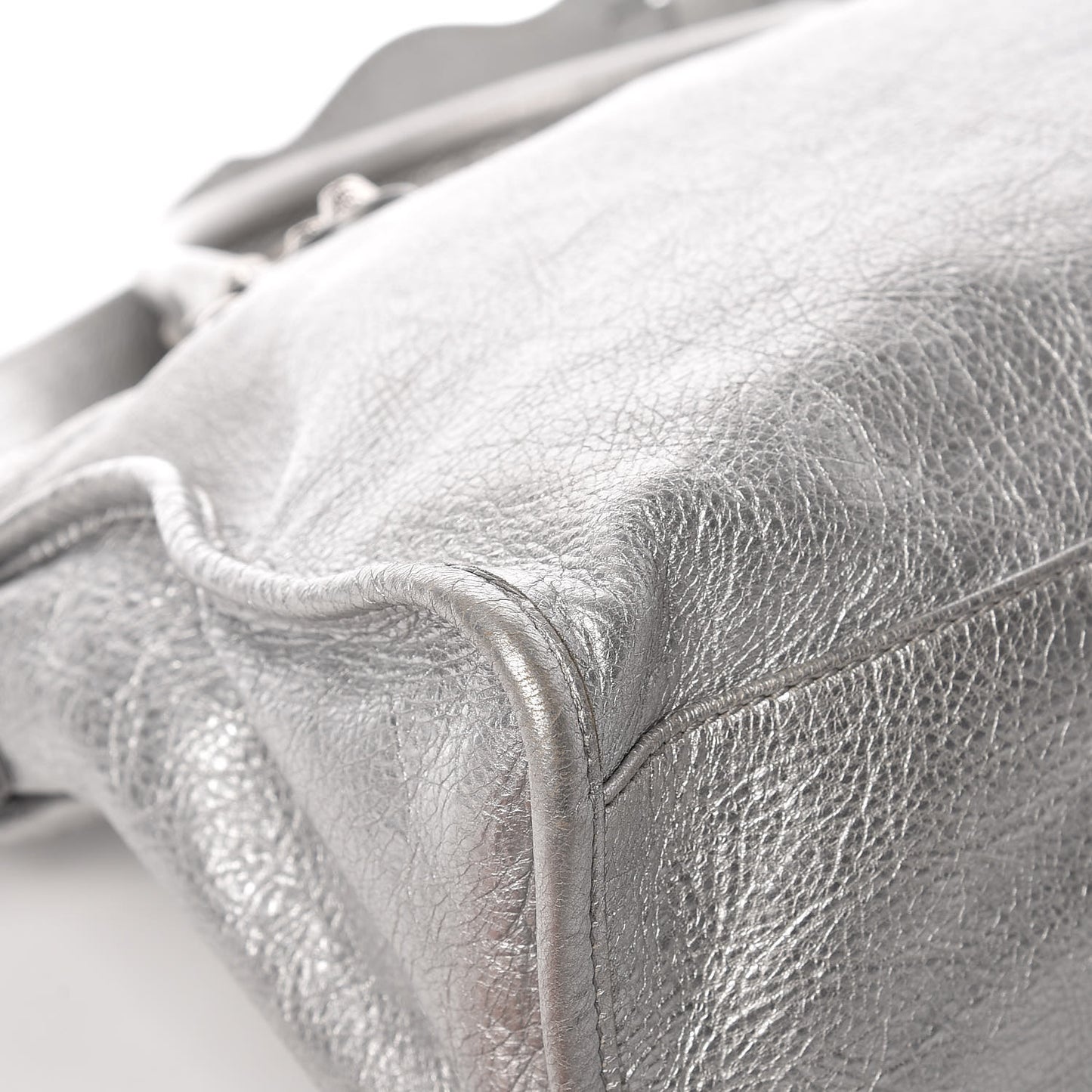 Metallic Agneau Giant 12 Silver Hardware City Gris Aluminum
