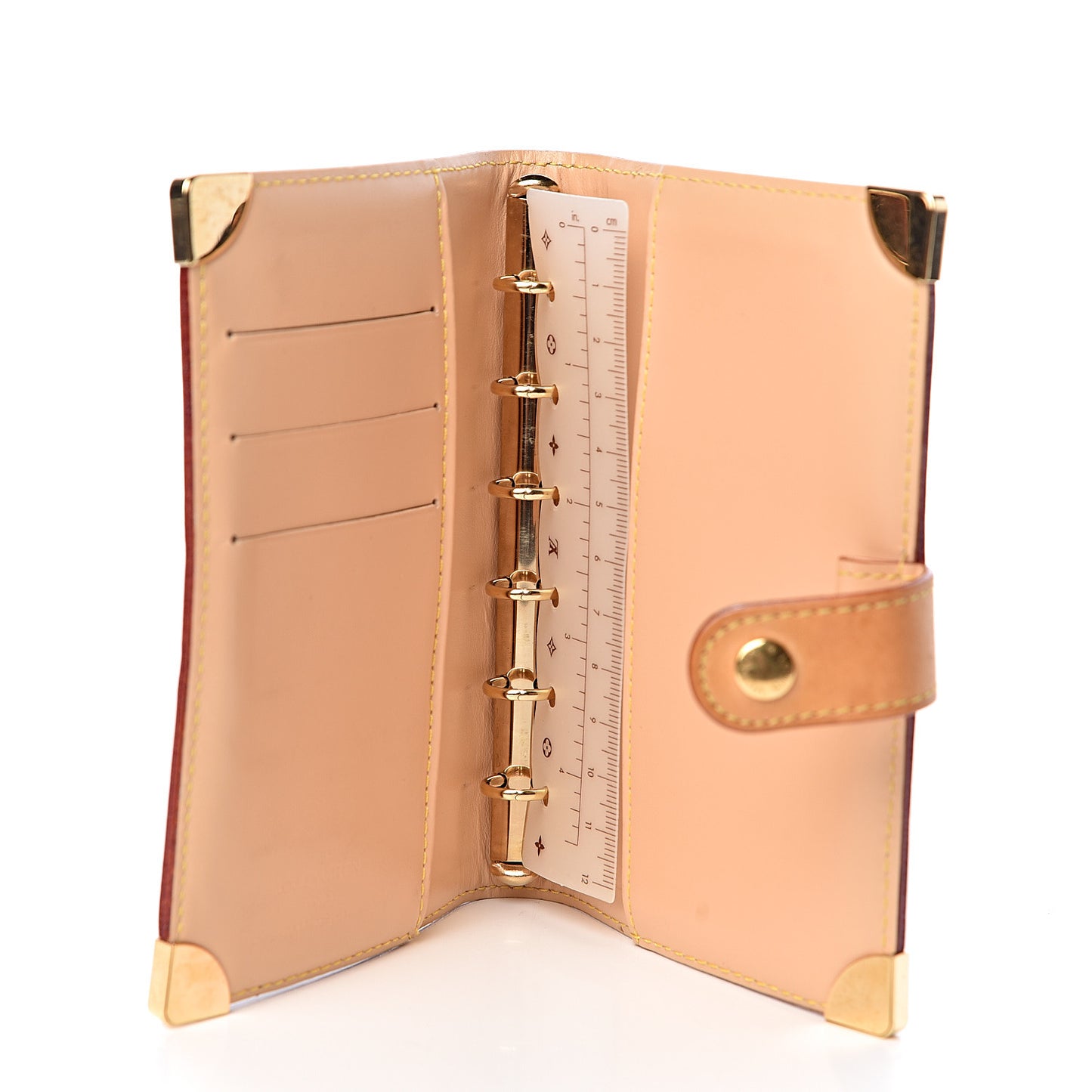 Monogram Multicolor Small Ring Agenda Cover White