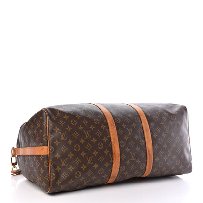Louis Vuitton Monogram Keepall Bandouliere 55 5 of 16