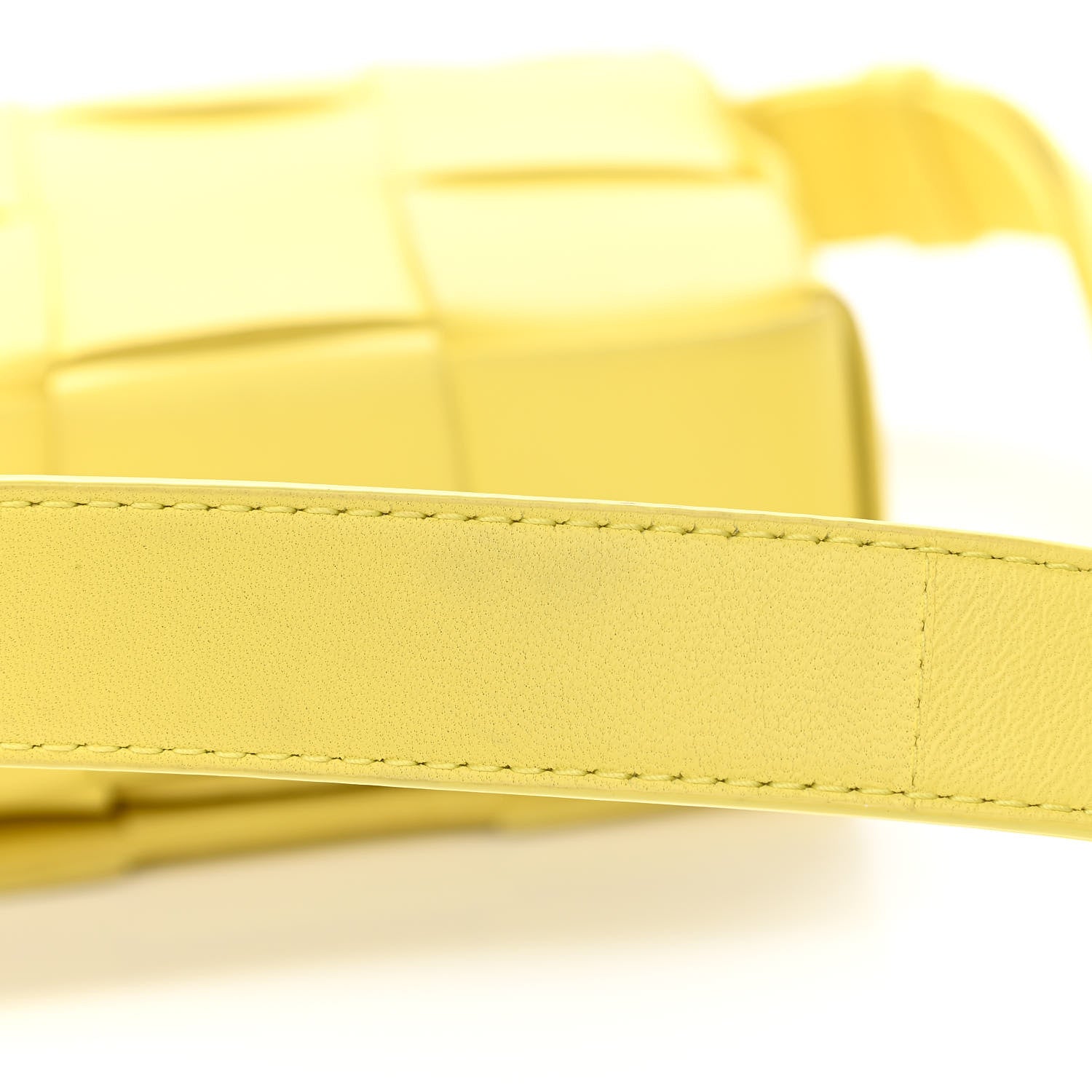 Bottega Veneta Nappa Maxi Intreccio Cassette Bag Lemonade 11 of 11