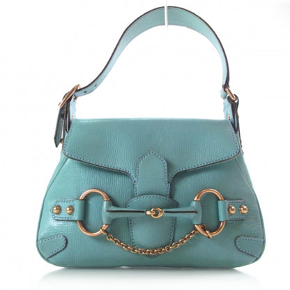 Gucci Leather Horsebit Flap Blue 1 of 10