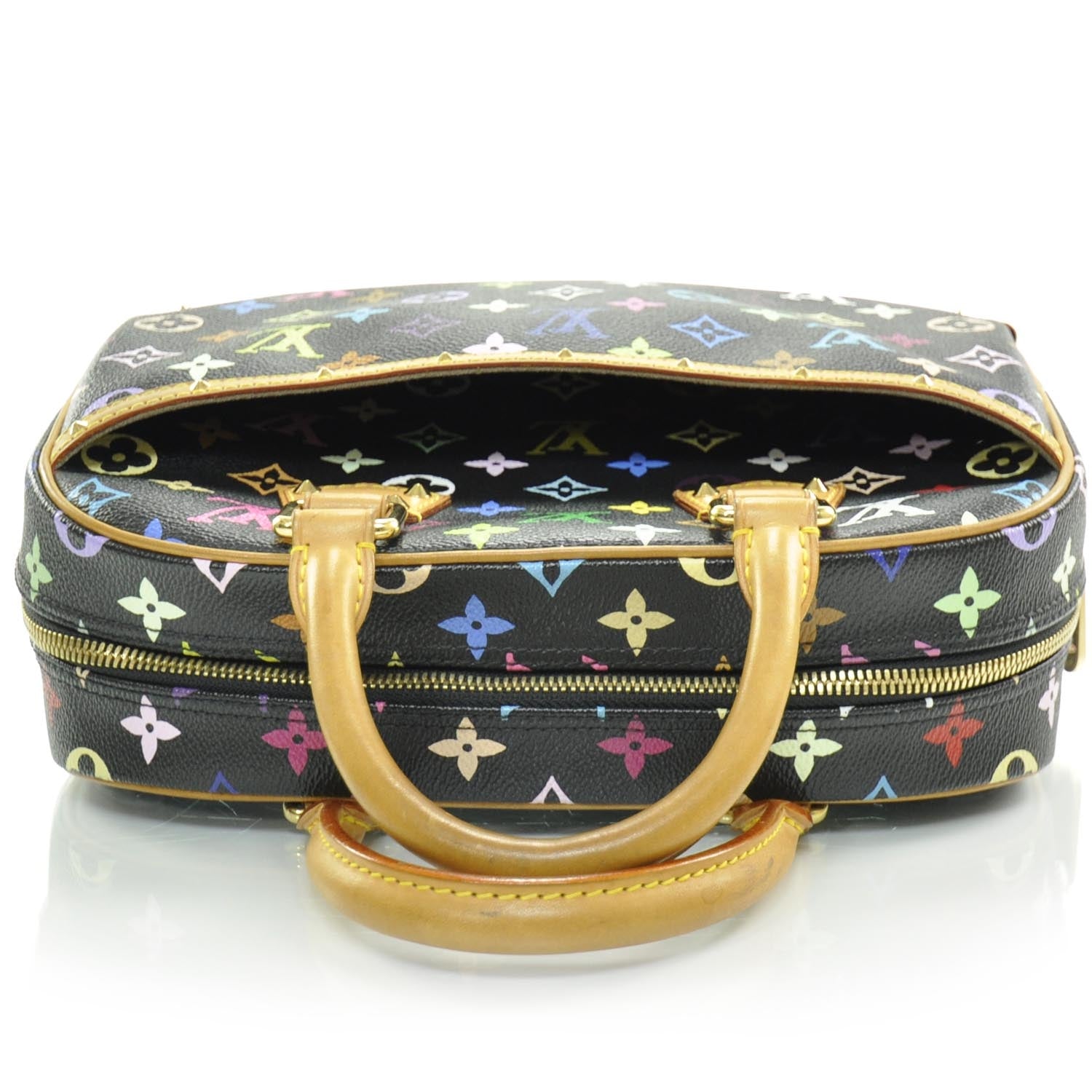 Louis Vuitton Monogram Multicolor Trouville Black 6 of 9
