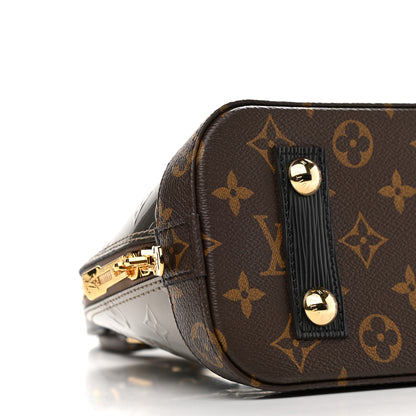 Louis Vuitton Vernis Epi Monogram Alma BB Champagne Metallise 7 of 8