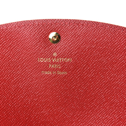 Louis Vuitton Damier Ebene Caissa Wallet Cherry 7 of 10
