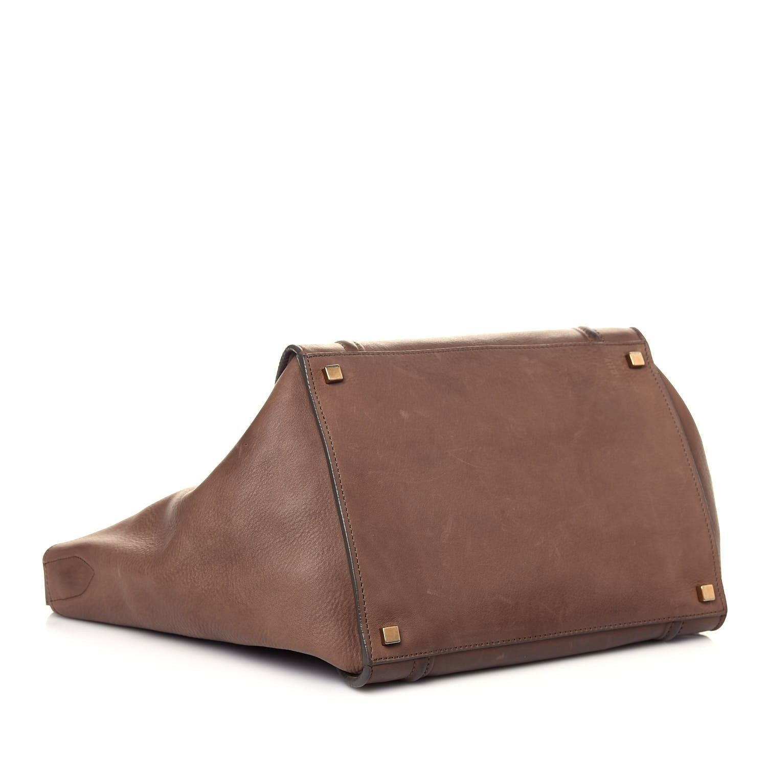 Celine Supple Calfskin Medium Phantom Luggage Taupe 4 of 20