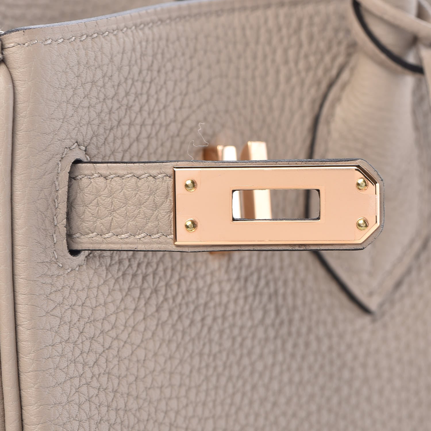 Hermes Togo Birkin 25 Gris Tourterelle 22 of 38