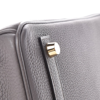 Hermes Togo Birkin 25 Etain 26 of 31