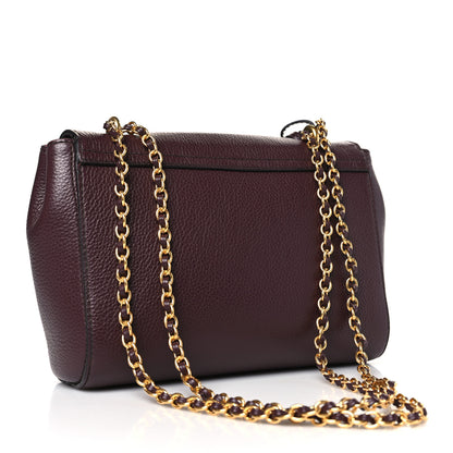 Mulberry Small Classic Grain Calfskin Small Lily Flap Oxblood 3 of 8