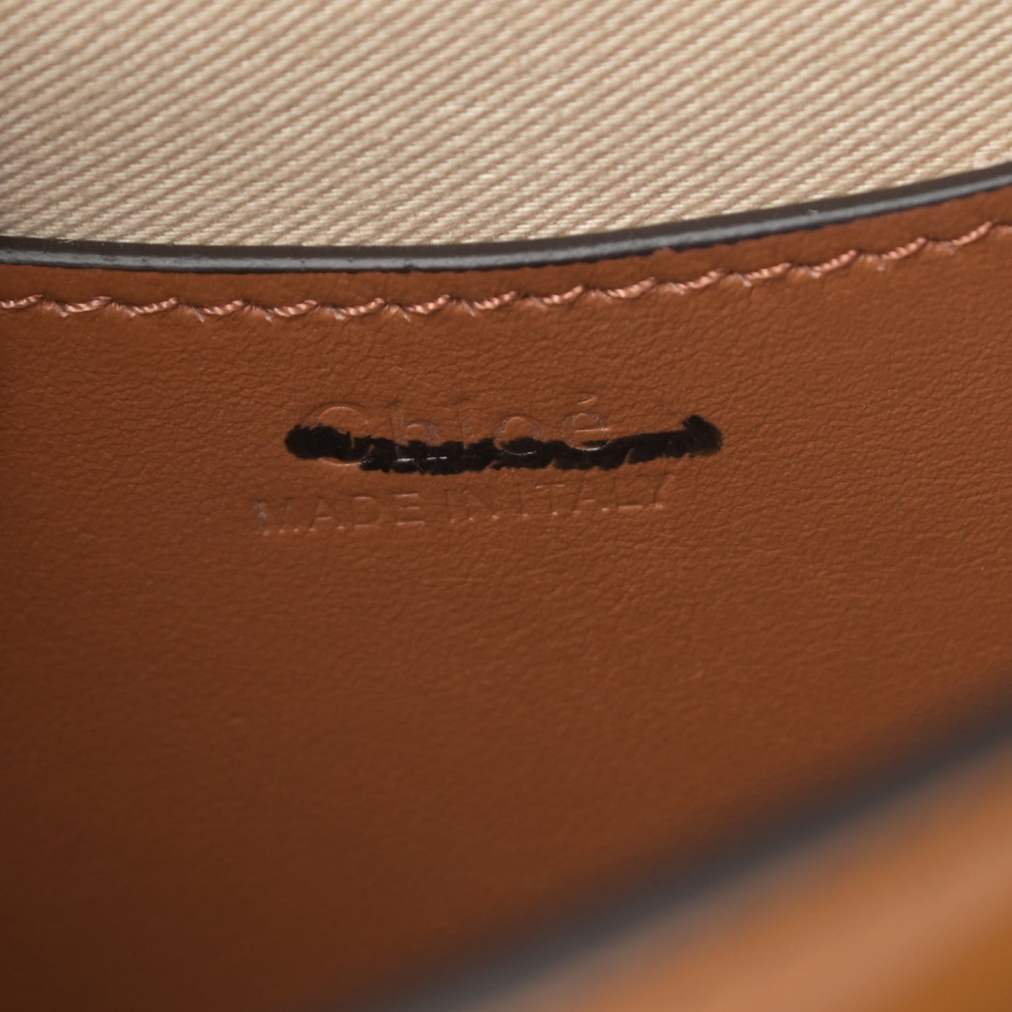Patent Calfskin Small Tess Bag Caramel