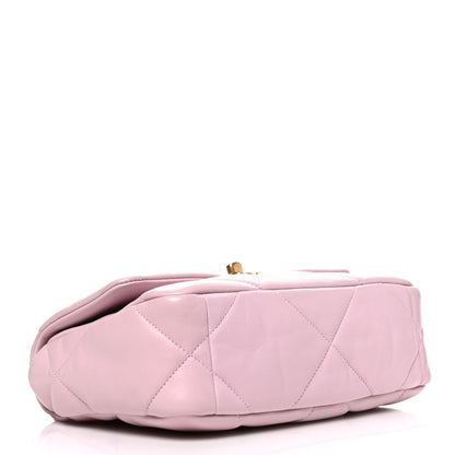 Chanel Lambskin Quilted Medium Chanel 19 Flap Light Pink 4 of 11