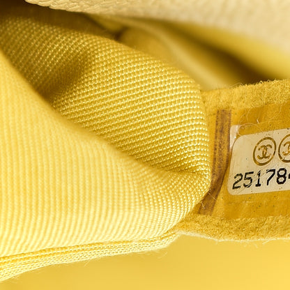 Chanel Caviar Quilted Medium Boy Flap Light Yellow 6 of 11
