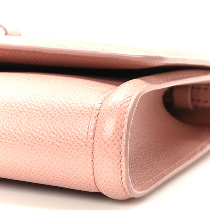 Salvatore Ferragamo Hammered Calfskin Vara Bow Minibag Antique Rose 8 of 9