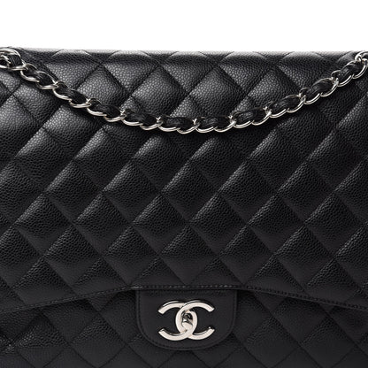 Chanel Caviar Quilted Maxi Double Flap Black 13 of 13