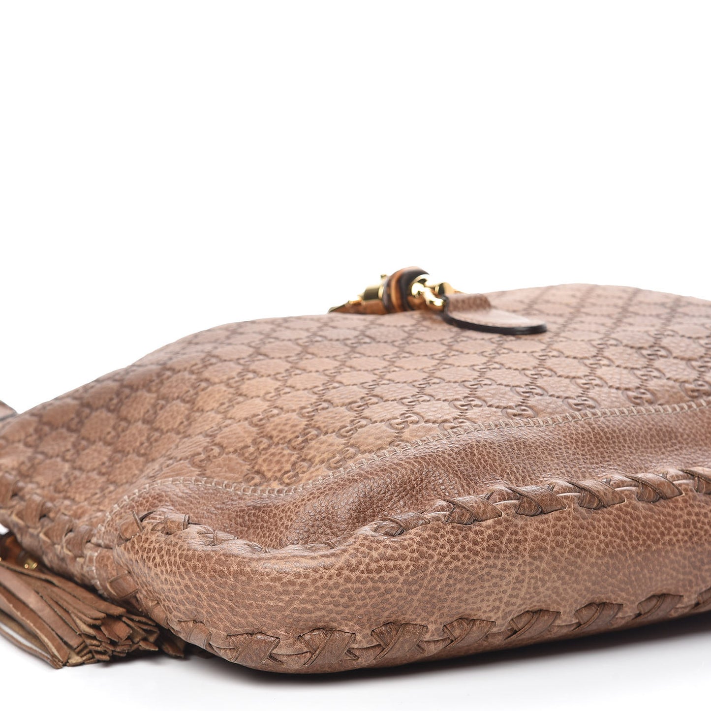 Guccissima Large New Jackie Hobo Light Brown