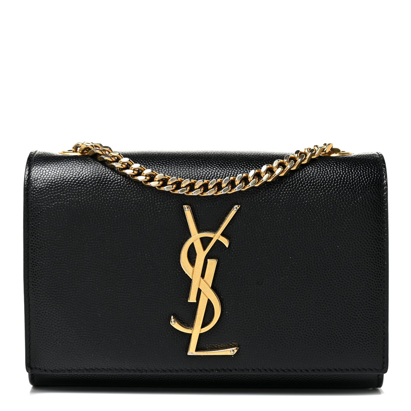 Grain De Poudre Small Monogram Kate Satchel Black