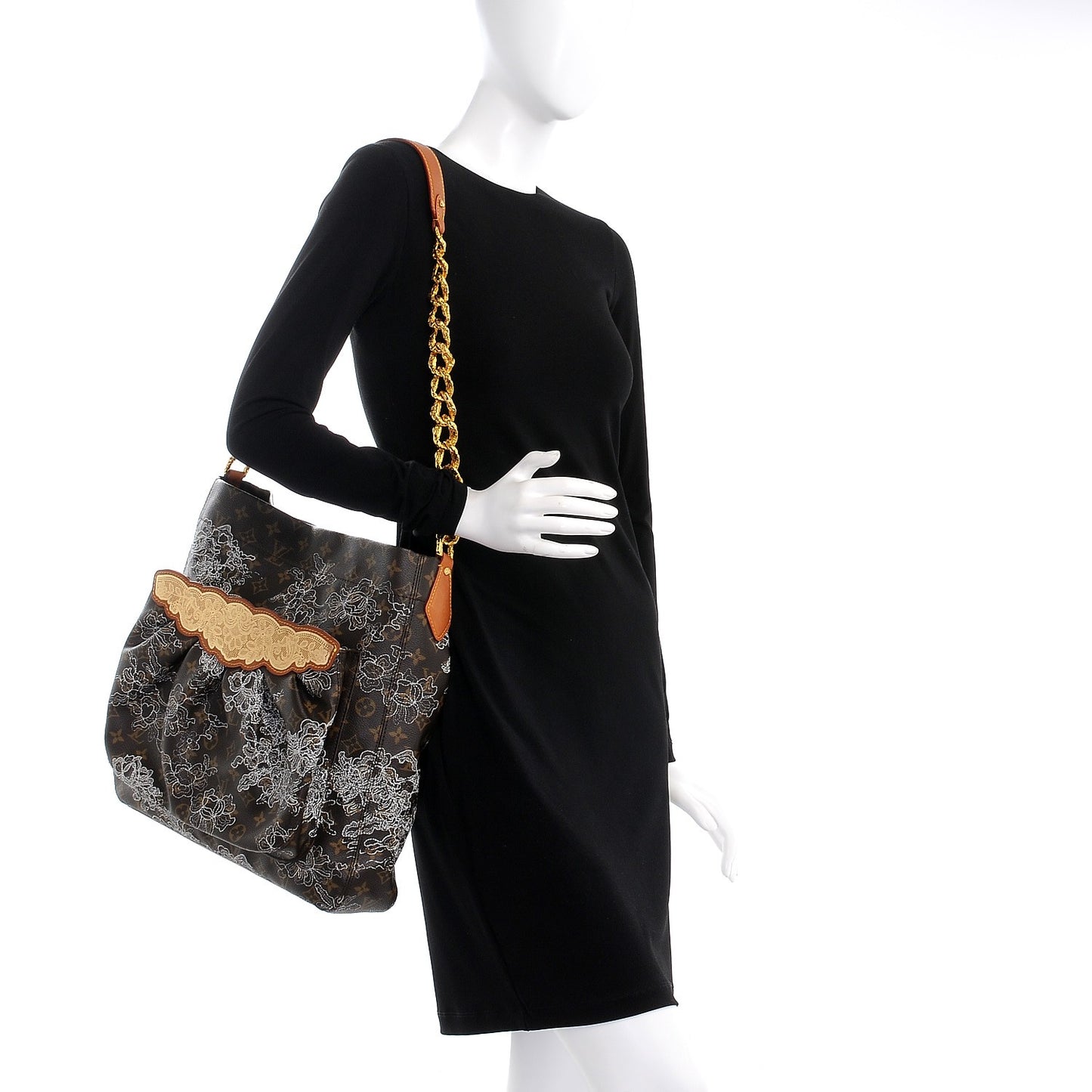 Monogram Dentelle Fersen Silver