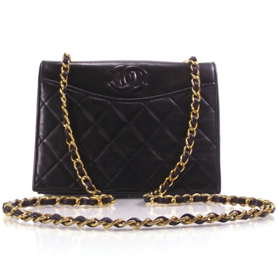 Chanel Vintage CC Flap Bag Black 1 of 10