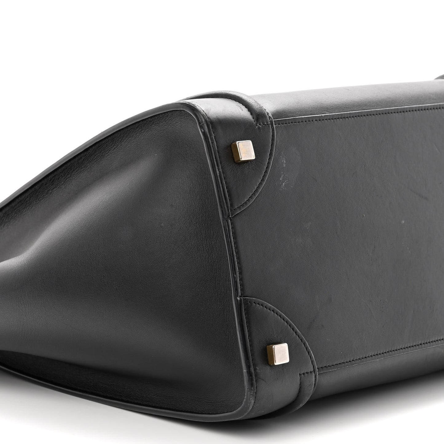 Smooth Calfskin Mini Luggage Black