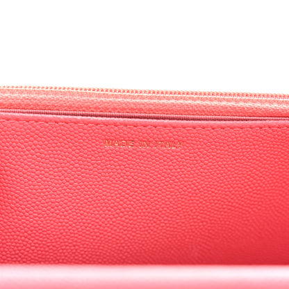Chanel Caviar Quilted Vintage Mademoiselle Wallet On Chain WOC Dark Pink 7 of 11