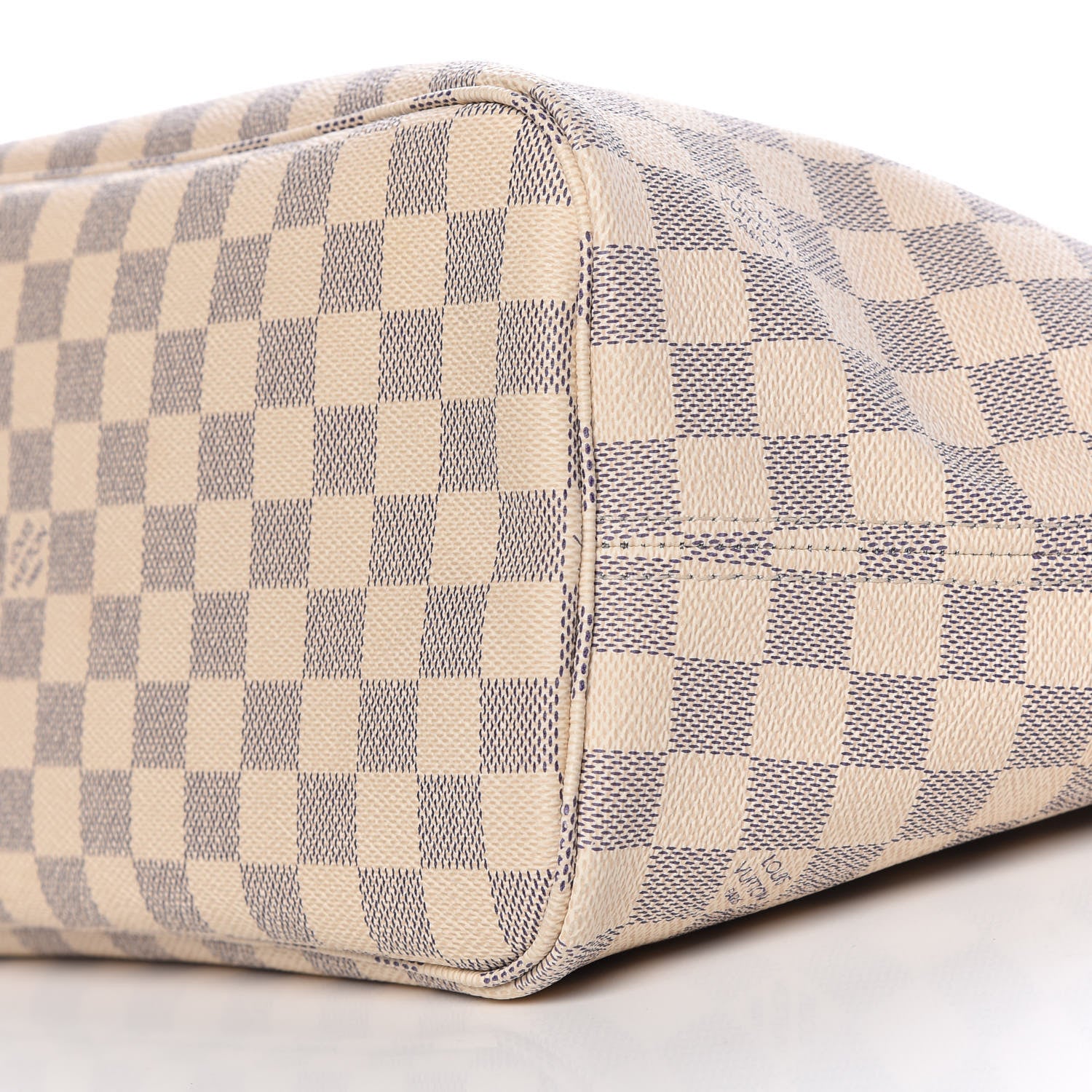 Louis Vuitton Damier Azur Neo Neverfull MM Rose Ballerine 12 of 13