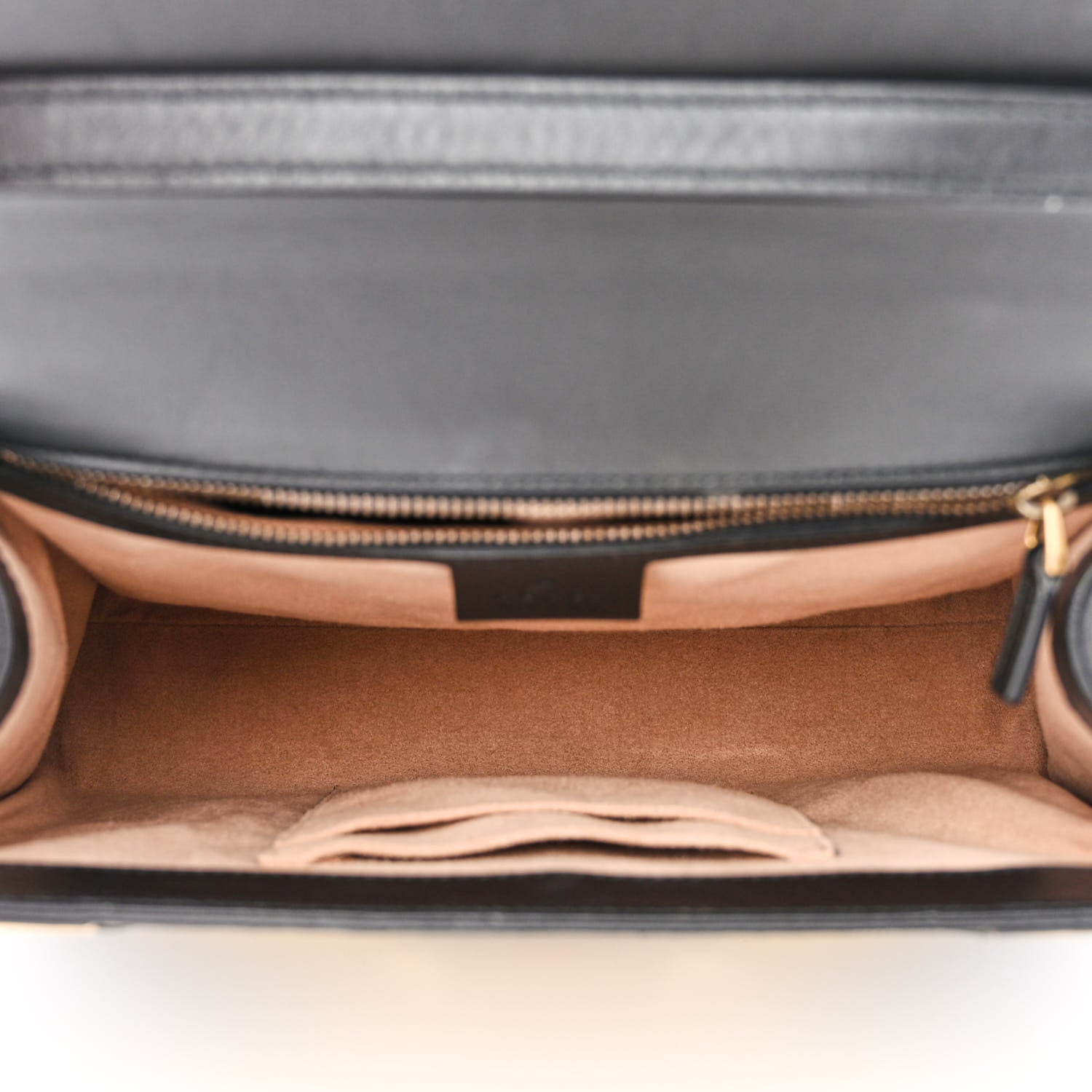 Gucci Nappa GG Supreme Monogram Medium Osiride Top Handle Bag Black Oro Vecchio Beige Ebony 5 of 18