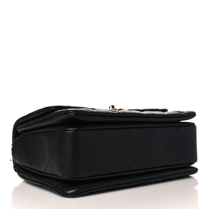 Chanel Caviar Quilted Coco First Flap Black 3 of 10