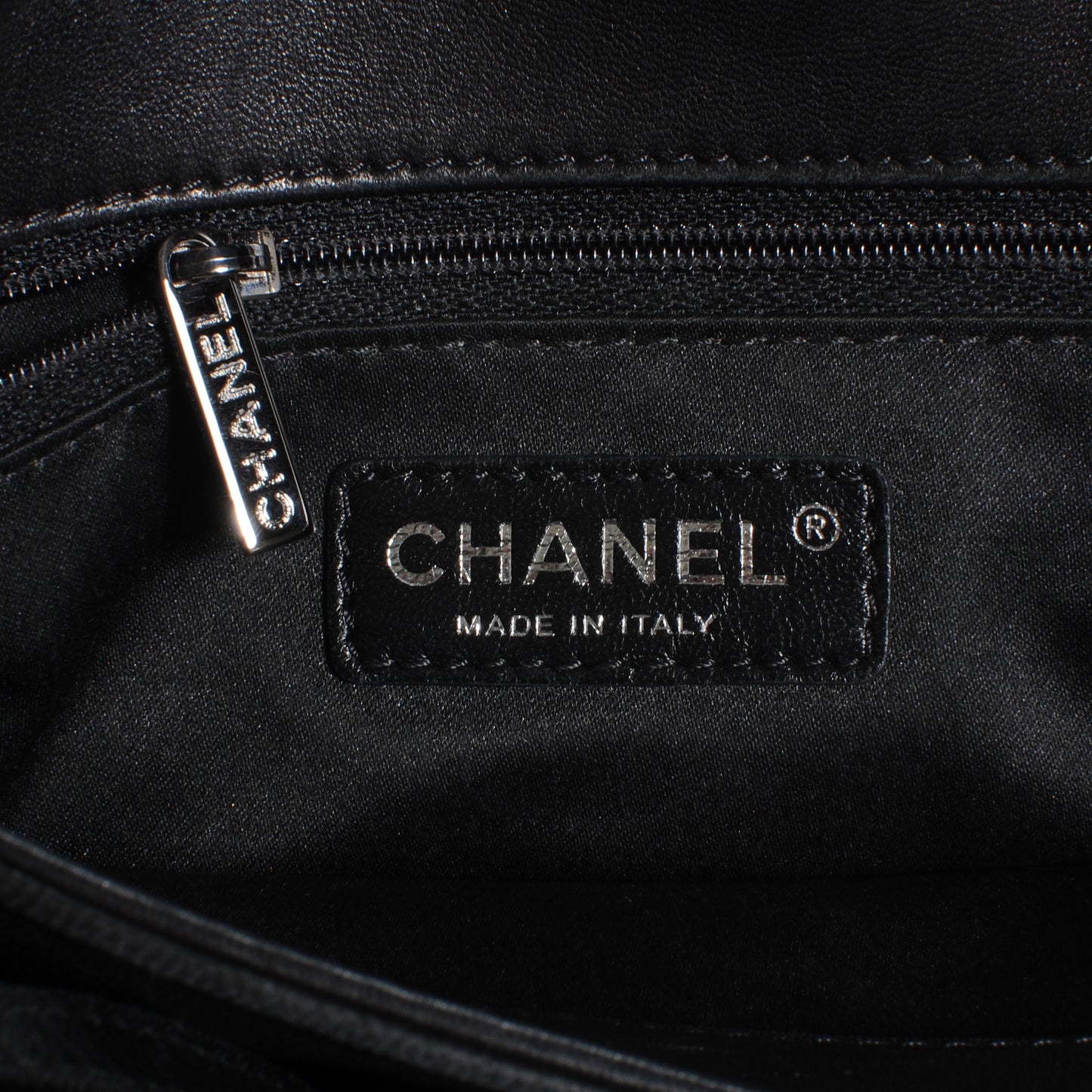 Lambskin Quilted 3 Maxi Flap Black