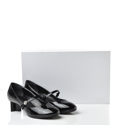 Louis Vuitton Patent Uniformes Silhouette 40mm Pumps 36.5 Black 8 of 8