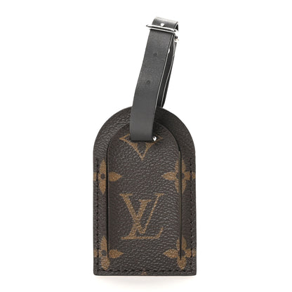 Louis Vuitton Monogram Luggage Tag Black 1 of 4