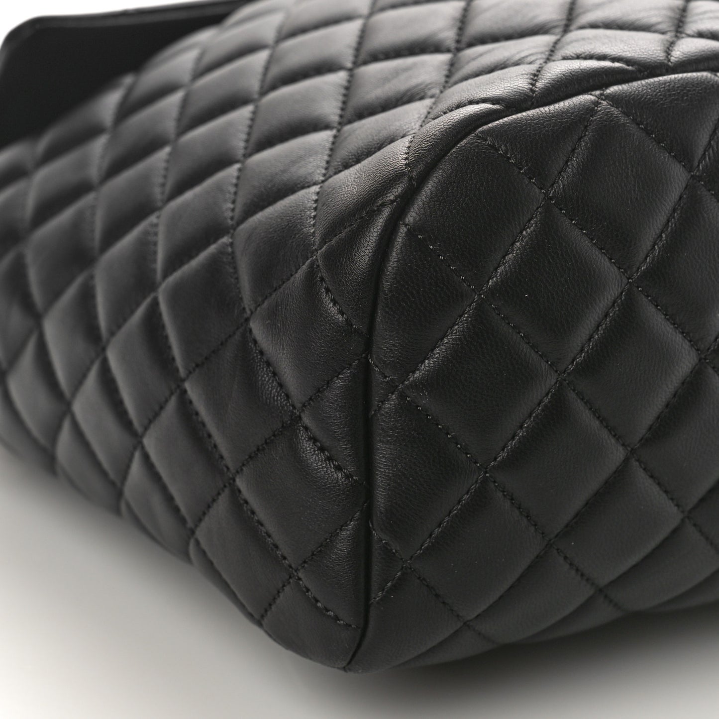 Lambskin Quilted Small Urban Spirit Backpack Black