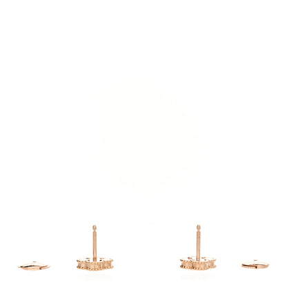 Van Cleef & Arpels 18K Rose Gold Carnelian Sweet Alhambra Earrings 6 of 6