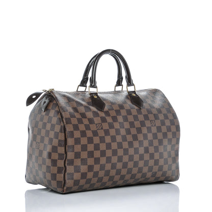Louis Vuitton Damier Ebene Speedy 35 3 of 8