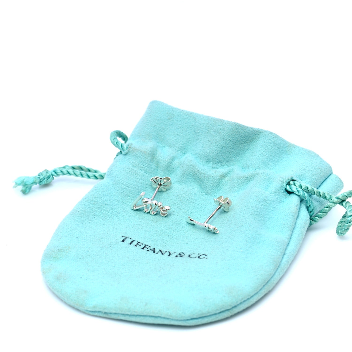 Tiffany Sterling Silver Paloma Picasso Love Arrow Earrings 7 of 7