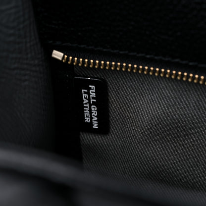Marc Jacobs Grained Calfskin Small The Tote Bag Black 7 of 9