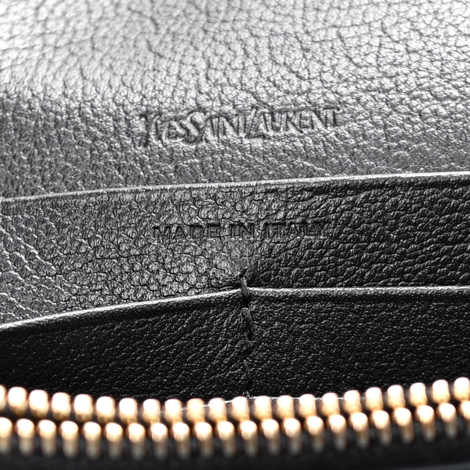 Saint Laurent Calfskin Monogram Belle de Jour Chain Clutch Black 7 of 12