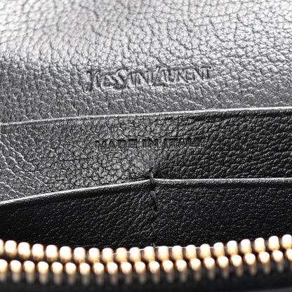 Saint Laurent Calfskin Monogram Belle de Jour Chain Clutch Black 7 of 12