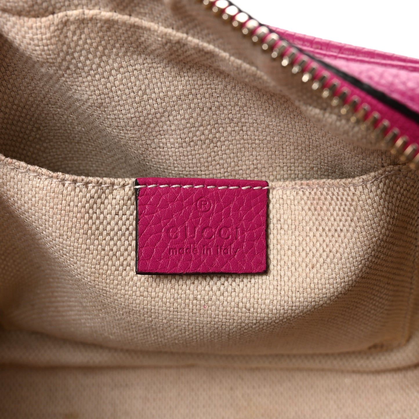 Cellarius Calfskin Small Soho Disco Bag Bright Bouganville