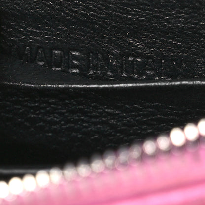 Balenciaga Metallic Shiny Calfskin Crocodile Embossed Hourglass Chain Bag Pink 11 of 18
