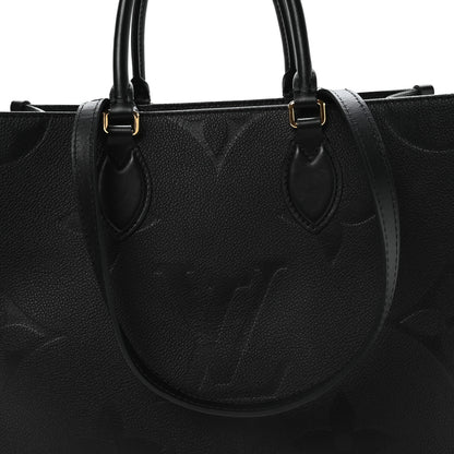 Louis Vuitton Empreinte Monogram Giant Onthego MM Black 7 of 9