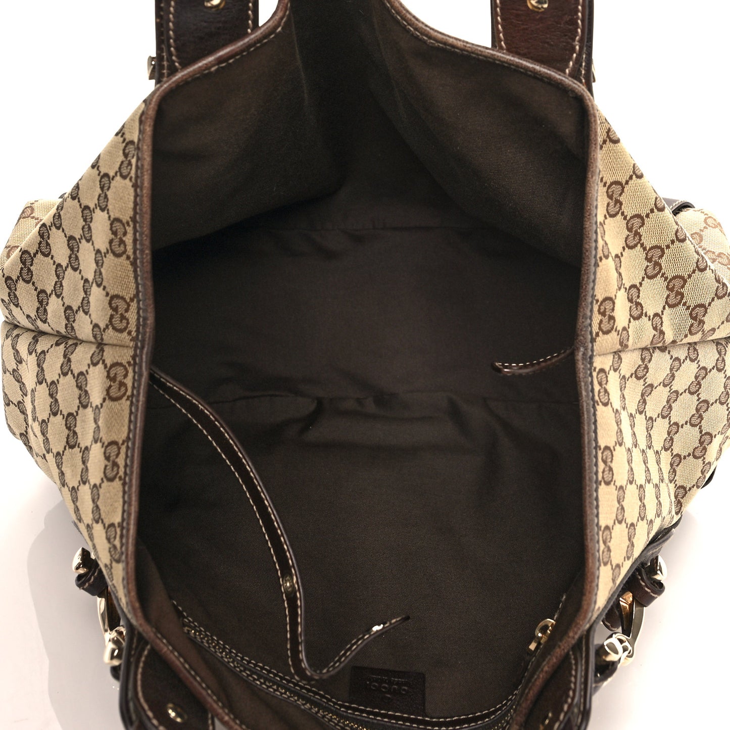 Monogram Medium Pelham Shoulder Bag Dark Brown