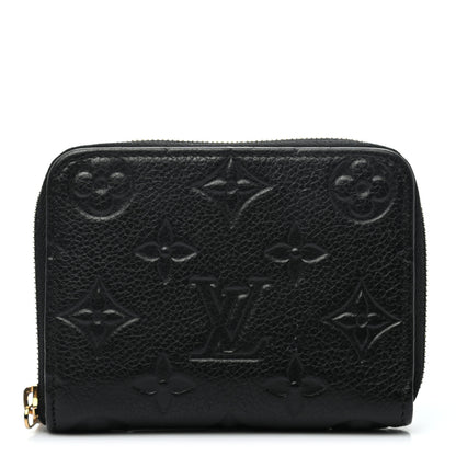 Louis Vuitton Empreinte Zippy Coin Purse Black 1 of 12