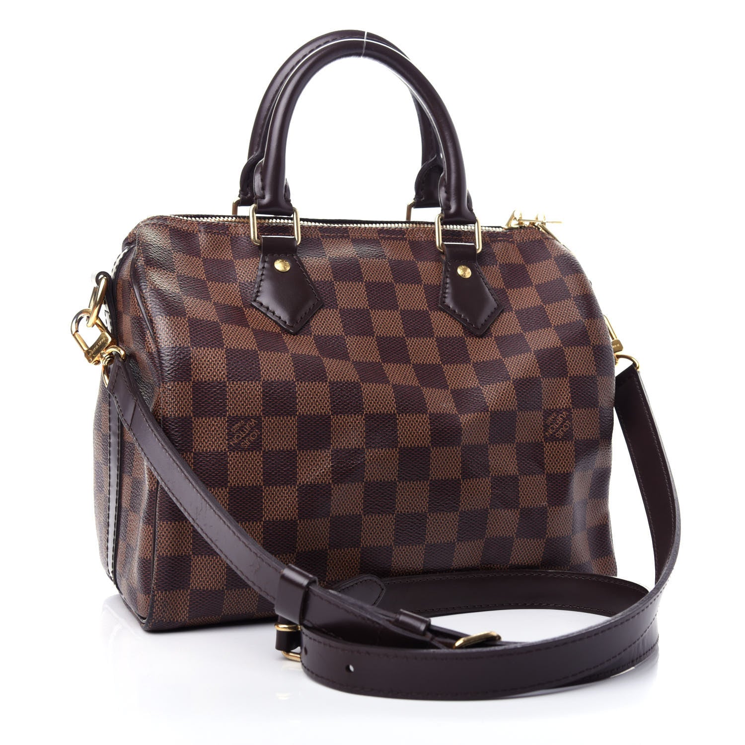 Louis Vuitton Damier Ebene Speedy Bandouliere 25 4 of 13