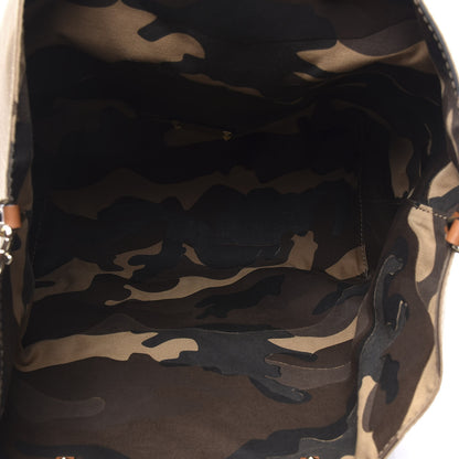 Valentino Garavani Canvas Camouflage Rockstud Reversible Tote 9 of 22