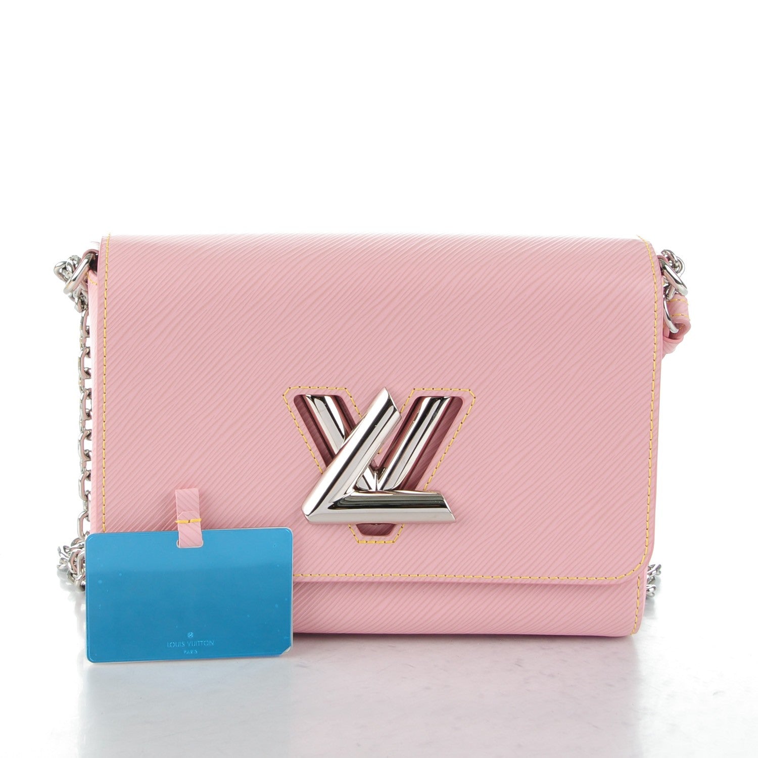 Louis Vuitton Epi Twist Shoulder Bag MM Rose Ballerine 5 of 10